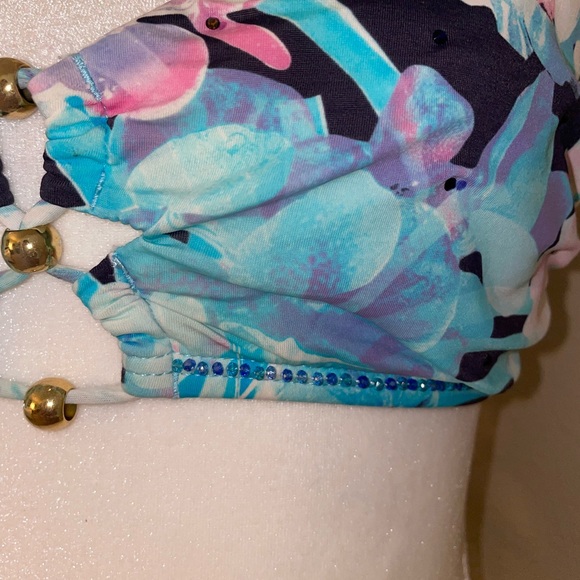 Very cute colorful swimsuit with Swarovski elements - Picture 5 of 12